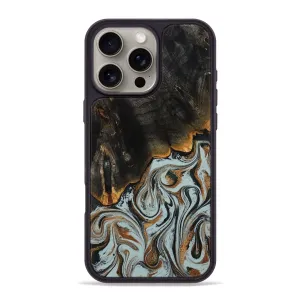 Iphone 16 Pro Max Wood Phone Case - Callum (Green, 778682) Anti Finger Oil Coating