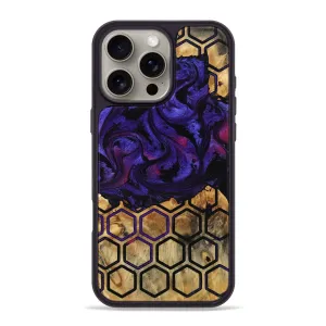 Iphone 16 Pro Max Wood Phone Case - Camron (Pattern, 781742) Anti Shock Film Grip Friendly