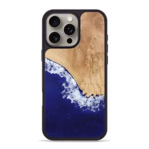 Privacy Screen Drop Protection Iphone 16 Pro Max Wood Phone Case - Carlos (Coastal, 777417)