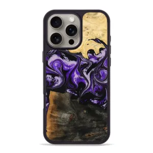 Bubble Free Iphone 16 Pro Max Wood Phone Case - Caryl (Purple, 779627)