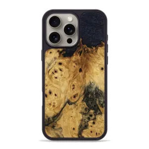 Anti Fingerprint Film Iphone 16 Pro Max Wood Phone Case - Cheryle (Wood Burl, 780693)