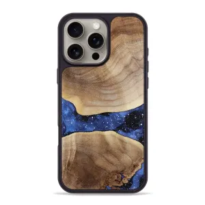 Iphone 16 Pro Max Wood Phone Case - Chyna (Cosmos, 780388) Protective Layer Anti Shock Film