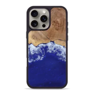 Anti Finger Smudge Iphone 16 Pro Max Wood Phone Case - Daisy (Coastal, 780119)