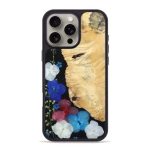 Scratch Resistant Glass HD Screen Protector Iphone 16 Pro Max Wood Phone Case - Dewayne (Bloom, 781593)