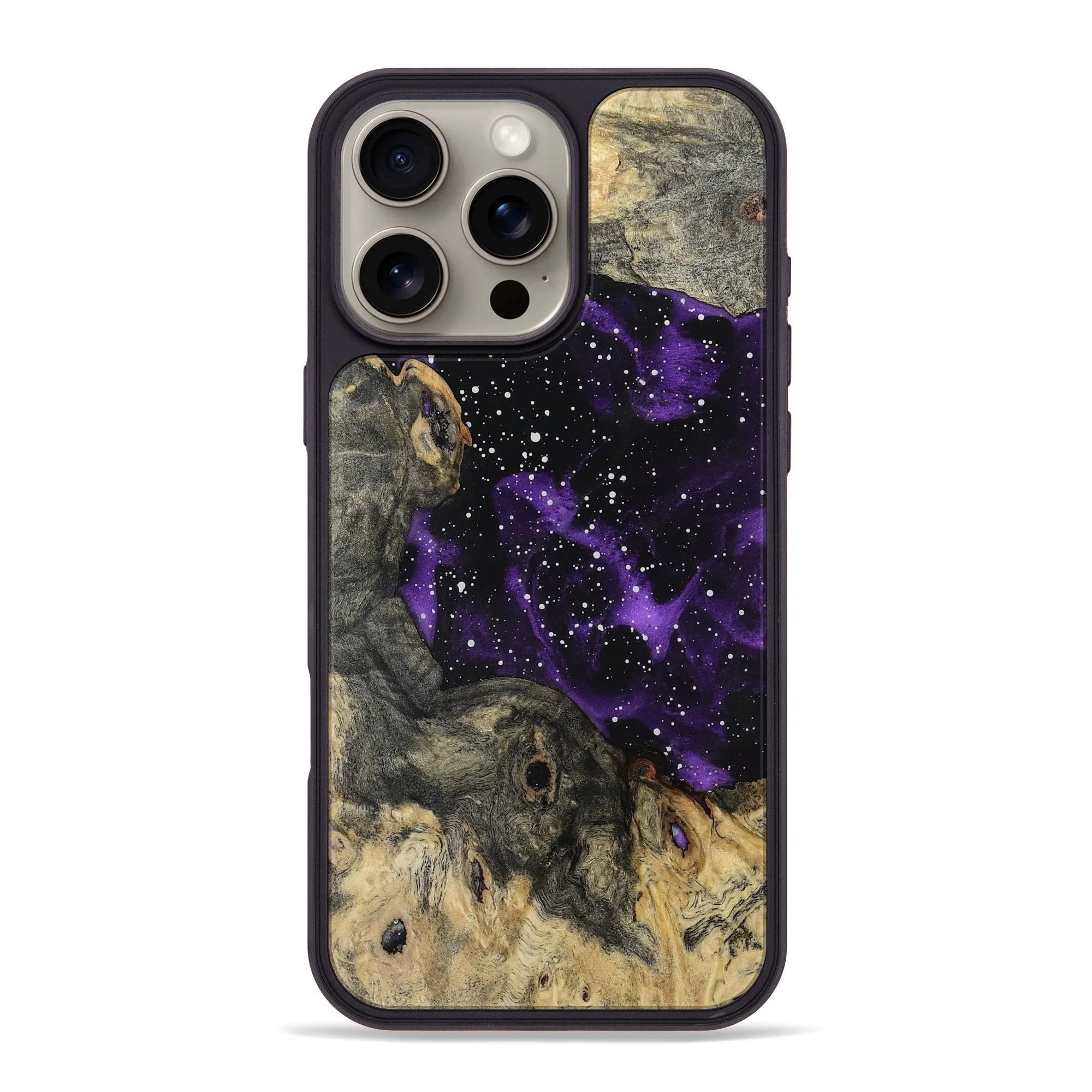 Iphone 16 Pro Max Wood Phone Case - Dwight (Cosmos, 781951) Slim Screen Protector
