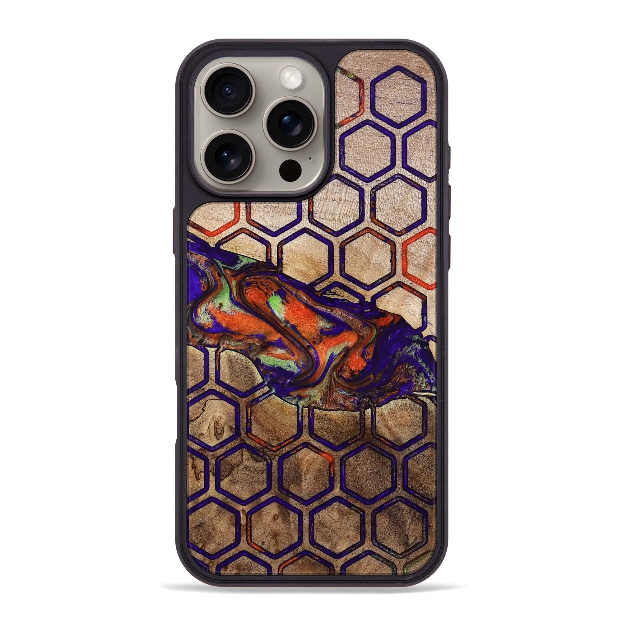 Protective Layer Iphone 16 Pro Max Wood Phone Case - Eliezer (Pattern, 778315)