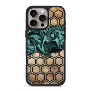 Anti Static Film Anti Shock Screen Iphone 16 Pro Max Wood Phone Case - Evie (Pattern, 776021)