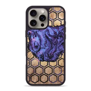Iphone 16 Pro Max Wood Phone Case - Flora (Pattern, 776351) Shatterproof Glass