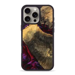 Iphone 16 Pro Max Wood Phone Case - Forest (Red, 777804) Protective Layer