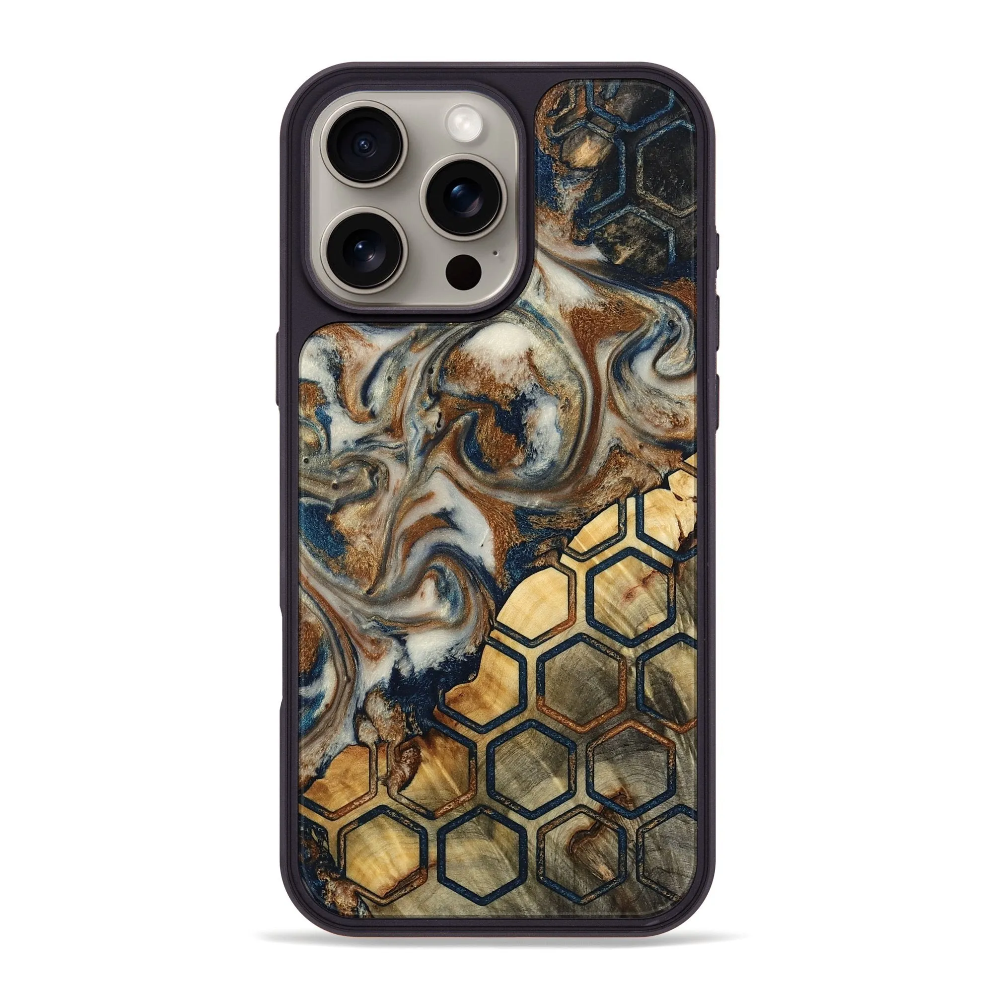 Iphone 16 Pro Max Wood Phone Case - Gayla (Pattern, 781753) Anti Dust Anti Fingerprint Screen