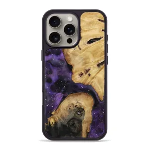 Iphone 16 Pro Max Wood Phone Case - Gina (Cosmos, 780606) Drop Resistant Shatterproof Glass