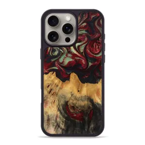 Slim Screen Protector Anti Yellowing Film Iphone 16 Pro Max Wood Phone Case - Hank (Red, 780953)