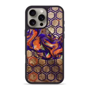 Iphone 16 Pro Max Wood Phone Case - Helene (Pattern, 779438) Crystal Clear Screen Anti Yellowing Screen