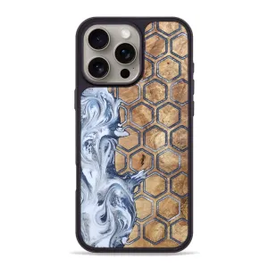 Anti Finger Streak Iphone 16 Pro Max Wood Phone Case - Irving (Pattern, 781750)