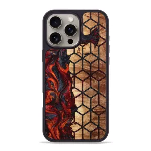 Crystal Clear Screen Anti Yellowing Screen Iphone 16 Pro Max Wood Phone Case - Iva (Pattern, 779655)