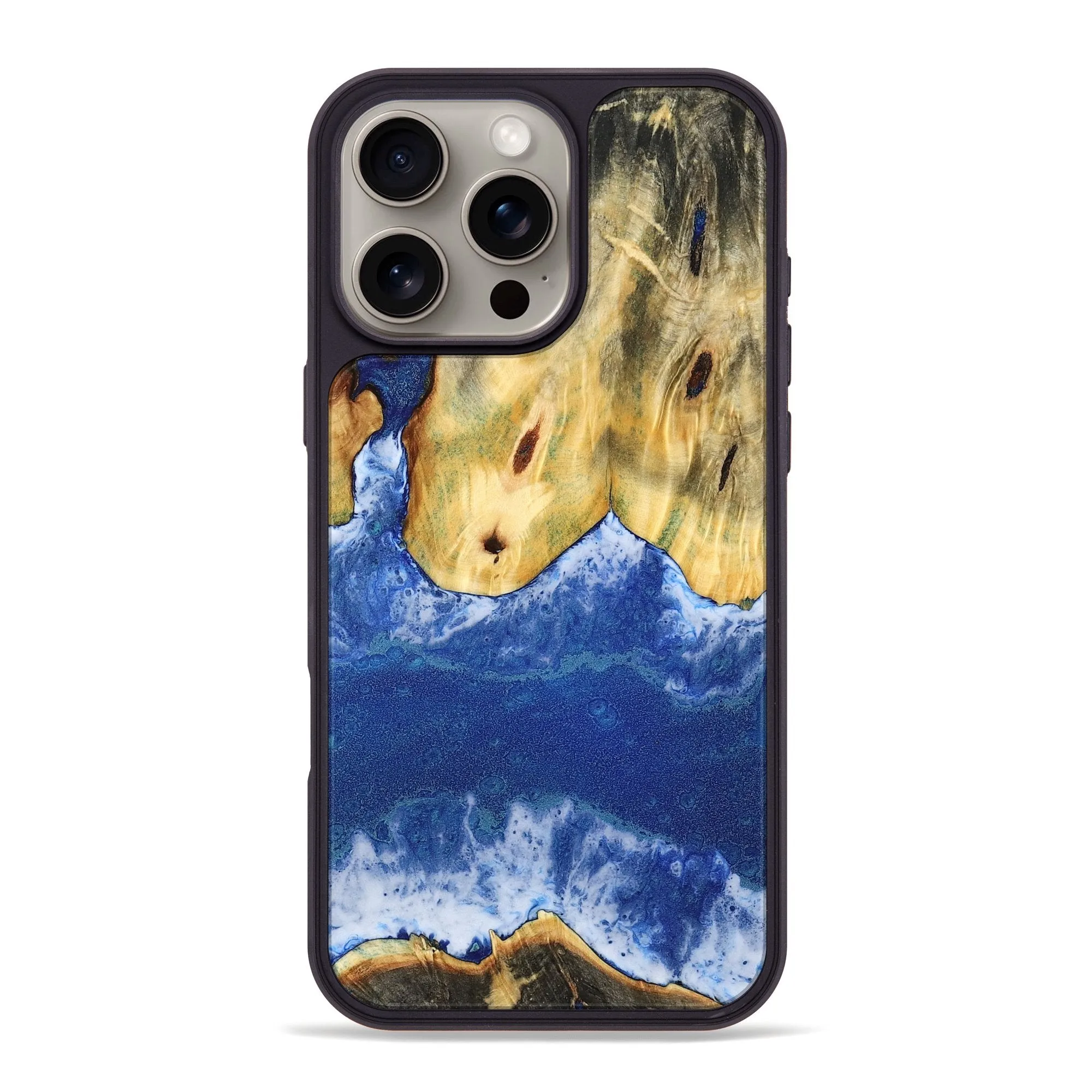 Edge Guard Iphone 16 Pro Max Wood Phone Case - Jamiya (Coastal, 780105)