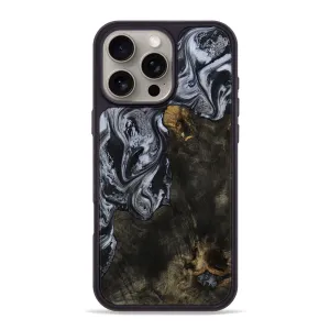 Iphone 16 Pro Max Wood Phone Case - Jaycee (Black & White, 780755) Crystal Clear Screen Slim Screen Protector