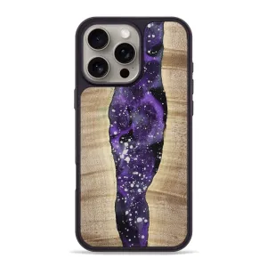 Iphone 16 Pro Max Wood Phone Case - June (Cosmos, 777215) Privacy Screen Case Friendly Glass