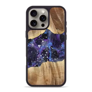 Iphone 16 Pro Max Wood Phone Case - Kacey (Cosmos, 776463) Edge Protection Anti Glare Film