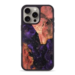 Iphone 16 Pro Max Wood Phone Case - Kaia (Cosmos, 781944) Anti Finger Smudge Film Edge Protection