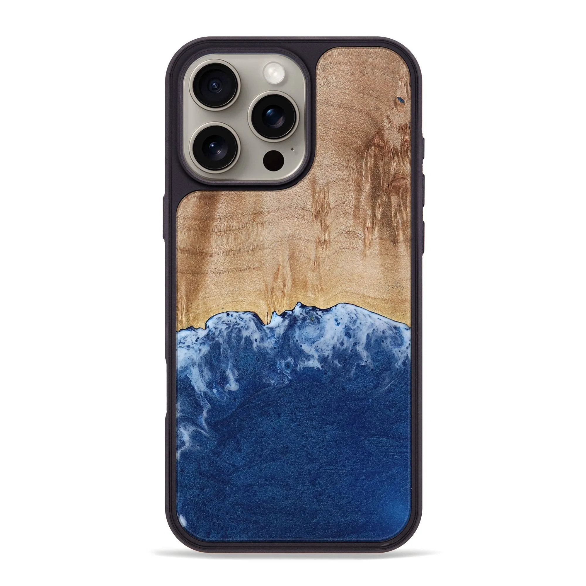 Shockproof Impact Protection Iphone 16 Pro Max Wood Phone Case - Karissa (Coastal, 779940)
