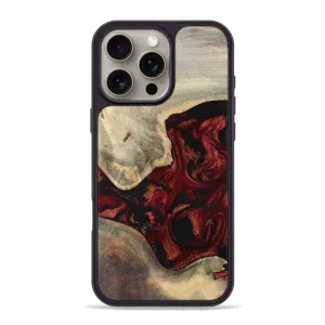 Protective Cover Iphone 16 Pro Max Wood Phone Case - Kaylin (Red, 781116)