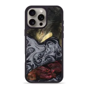 Tempered Glass Anti Dust Film Iphone 16 Pro Max Wood Phone Case - Kelis (Black & White, 779562)