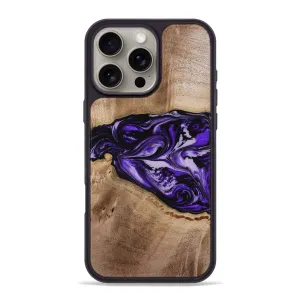 Scratch Protection Scratch Proof Iphone 16 Pro Max Wood Phone Case - Kimora (Purple, 781684)