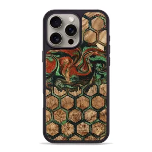 Water Resistant Shock Proof Film Iphone 16 Pro Max Wood Phone Case - Kristal (Pattern, 776225)