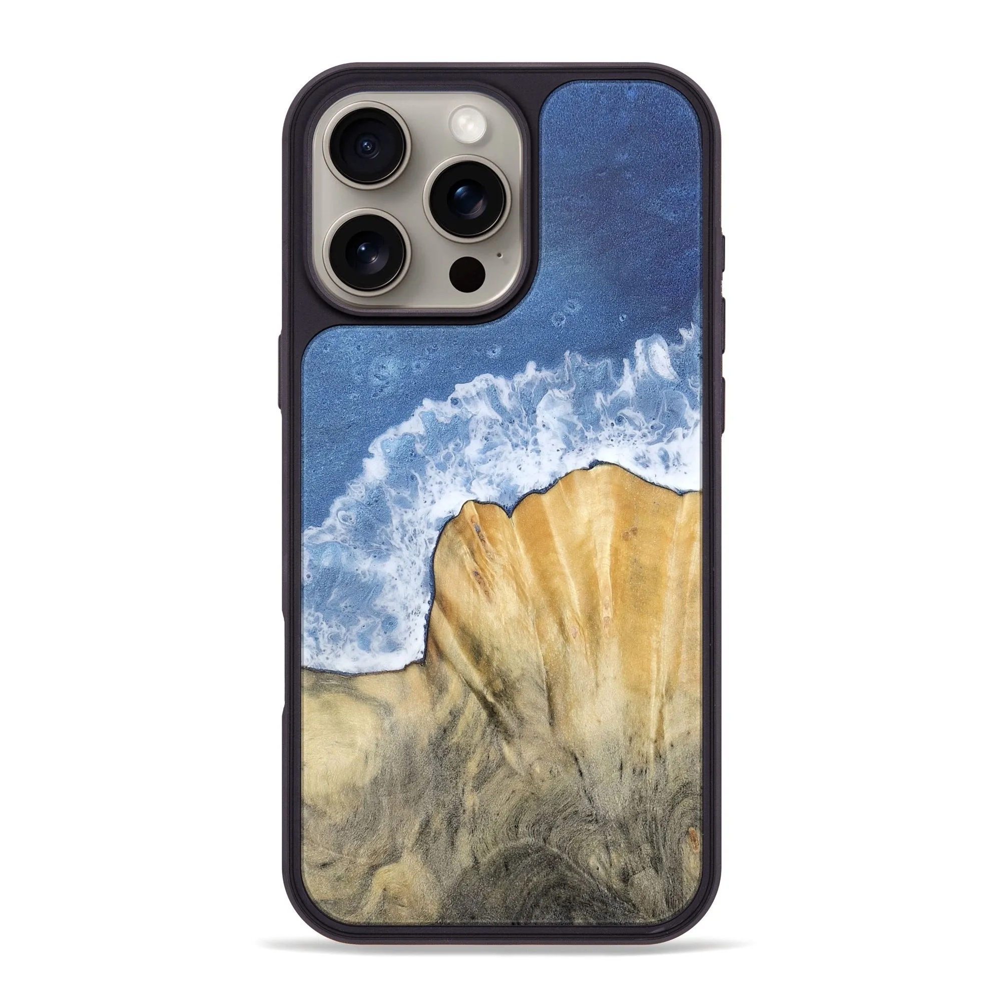Iphone 16 Pro Max Wood Phone Case - Kye (Coastal, 781822) Anti Reflection Coating