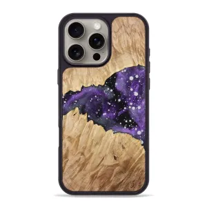 Iphone 16 Pro Max Wood Phone Case - Landen (Cosmos, 775830) Shockproof Tempered Screen Protector
