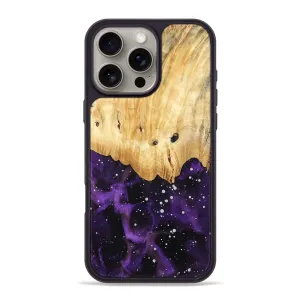 Fingerprint Shield Iphone 16 Pro Max Wood Phone Case - Leandra (Cosmos, 781920)
