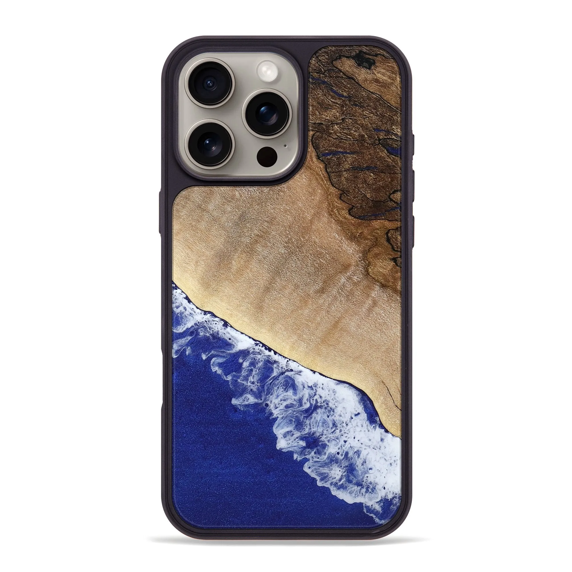 Bubble Free Screen Iphone 16 Pro Max Wood Phone Case - Leia (Coastal, 781410)