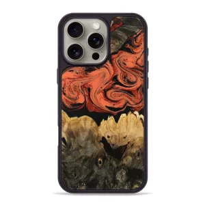 Iphone 16 Pro Max Wood Phone Case - Leila (Red, 778974) Screen Defense Shock Proof Film