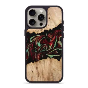 Scratch Proof Glass Anti Scratch Shield Iphone 16 Pro Max Wood Phone Case - Makai (Red, 775662)