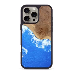 Iphone 16 Pro Max Wood Phone Case - Malaki (Coastal, 780337) Scratch Protection Anti Finger Oil Coating