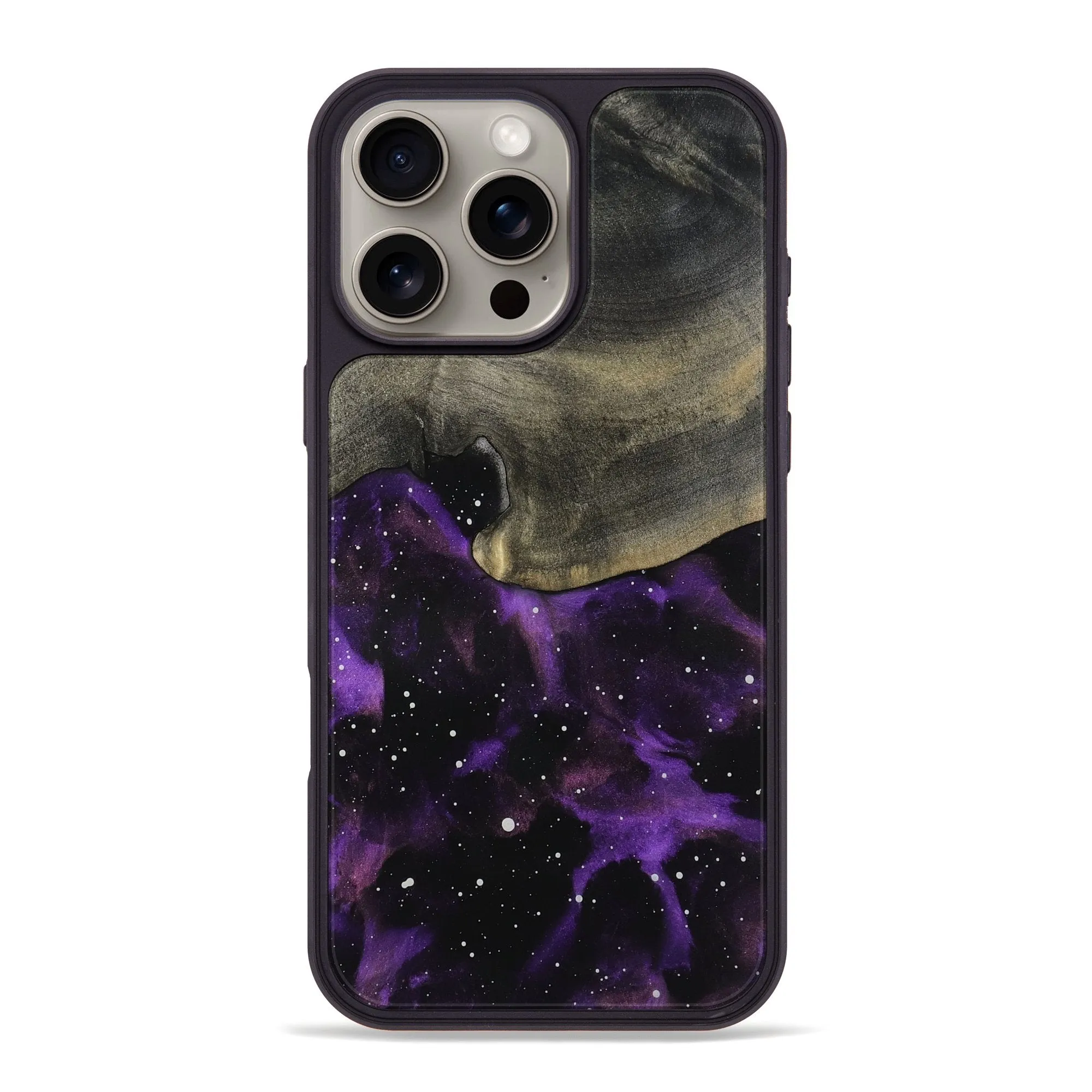 Shatterproof Glass Iphone 16 Pro Max Wood Phone Case - Martika (Cosmos, 781903)