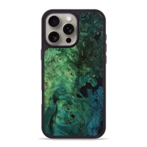 Iphone 16 Pro Max Wood Phone Case - Mckenna (Wood Burl, 781877) Reinforced Corners Easy Apply