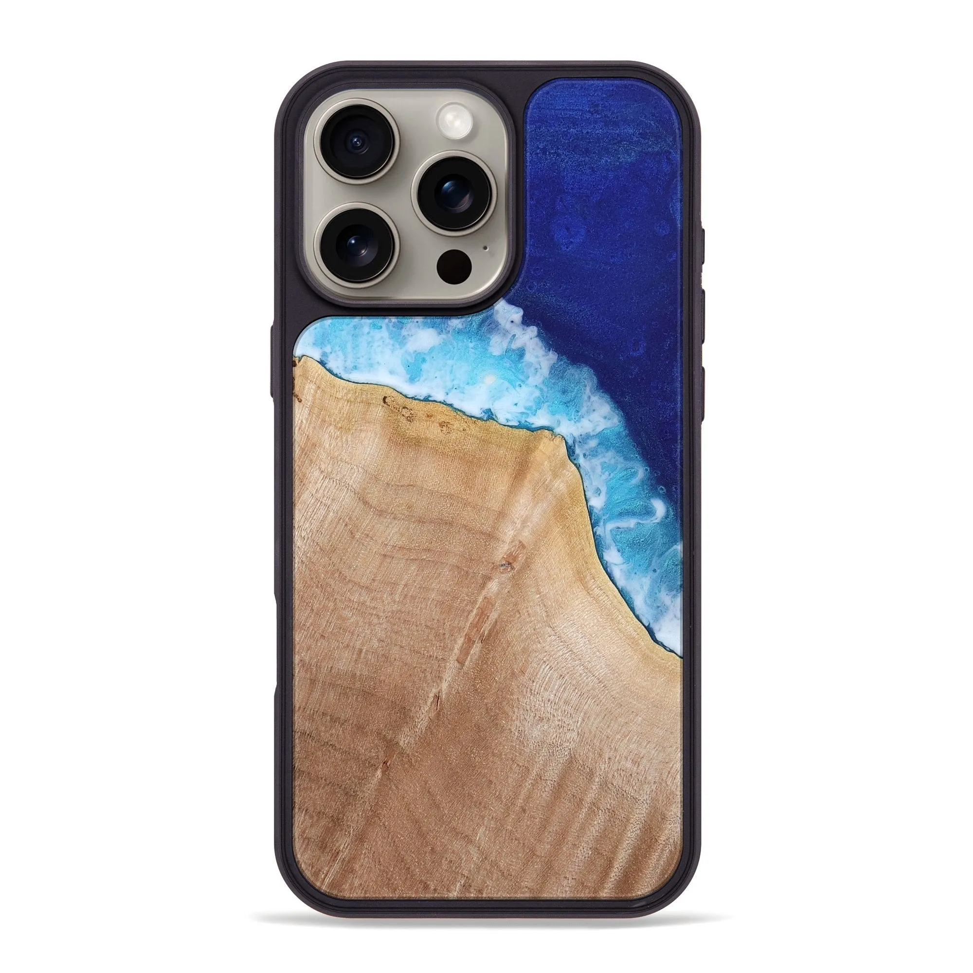 Ultra Clear Oleophobic Coating Iphone 16 Pro Max Wood Phone Case - Melinda (Coastal, 779347)
