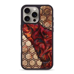 Iphone 16 Pro Max Wood Phone Case - Mina (Pattern, 779436) Anti Yellowing