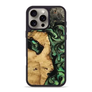 Anti Glare Film Iphone 16 Pro Max Wood Phone Case - Mitchel (Green, 781794)