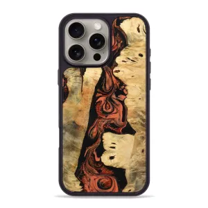Iphone 16 Pro Max Wood Phone Case - Myles (Red, 779215) Water Resistant