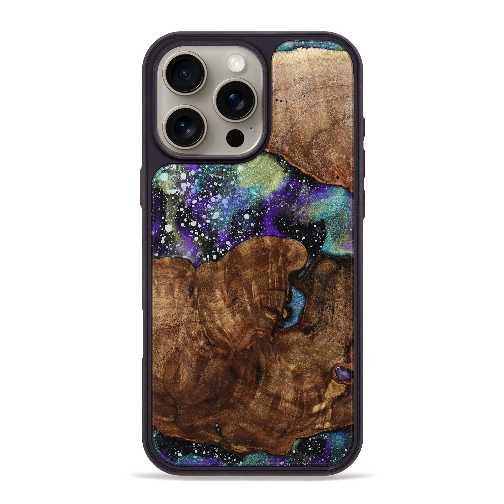 Iphone 16 Pro Max Wood Phone Case - Oaklynn (Cosmos, 781932) Impact Protection