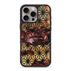 Iphone 16 Pro Max Wood Phone Case - Onyx (Pattern, 780994) Anti Fingerprint Coating