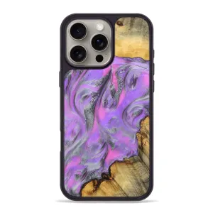 Iphone 16 Pro Max Wood Phone Case - Piper (Purple, 777781) Ultra Slim Protector Edge to Edge Protection