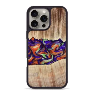 Bubble Resistant Film Iphone 16 Pro Max Wood Phone Case - Reilly (Purple, 780152)