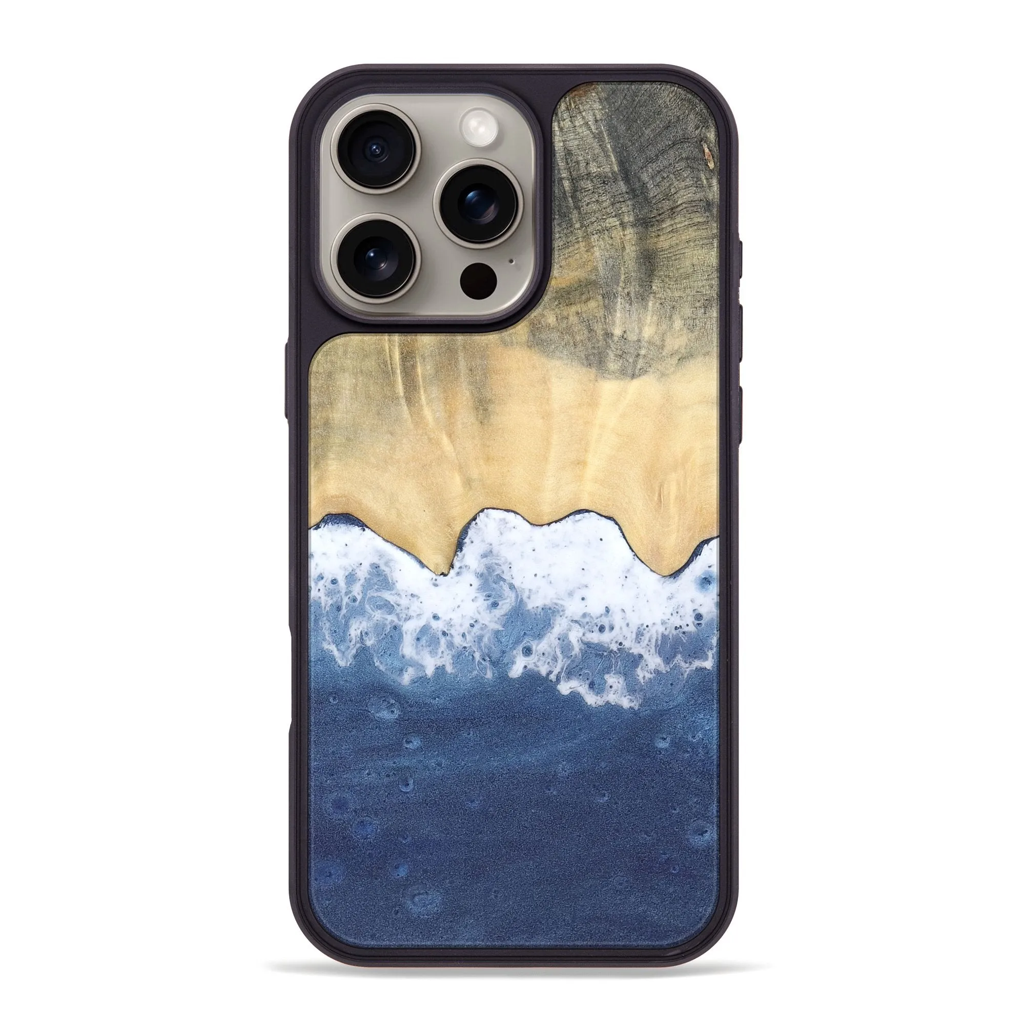 Iphone 16 Pro Max Wood Phone Case - Rohan (Coastal, 781881) Anti Finger Smear