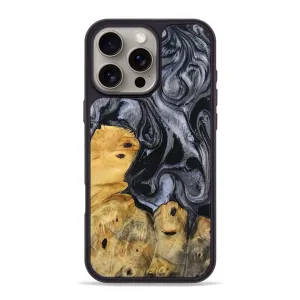 Iphone 16 Pro Max Wood Phone Case - Scottie (Black & White, 780437) Anti Shock Film Smooth Touch