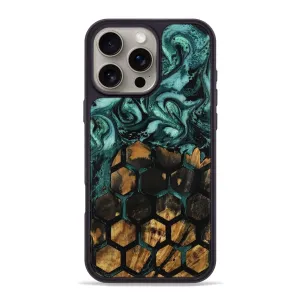 Fingerprint Resistant Screen Anti Fingerprint Screen Iphone 16 Pro Max Wood Phone Case - Shamika (Pattern, 781707)