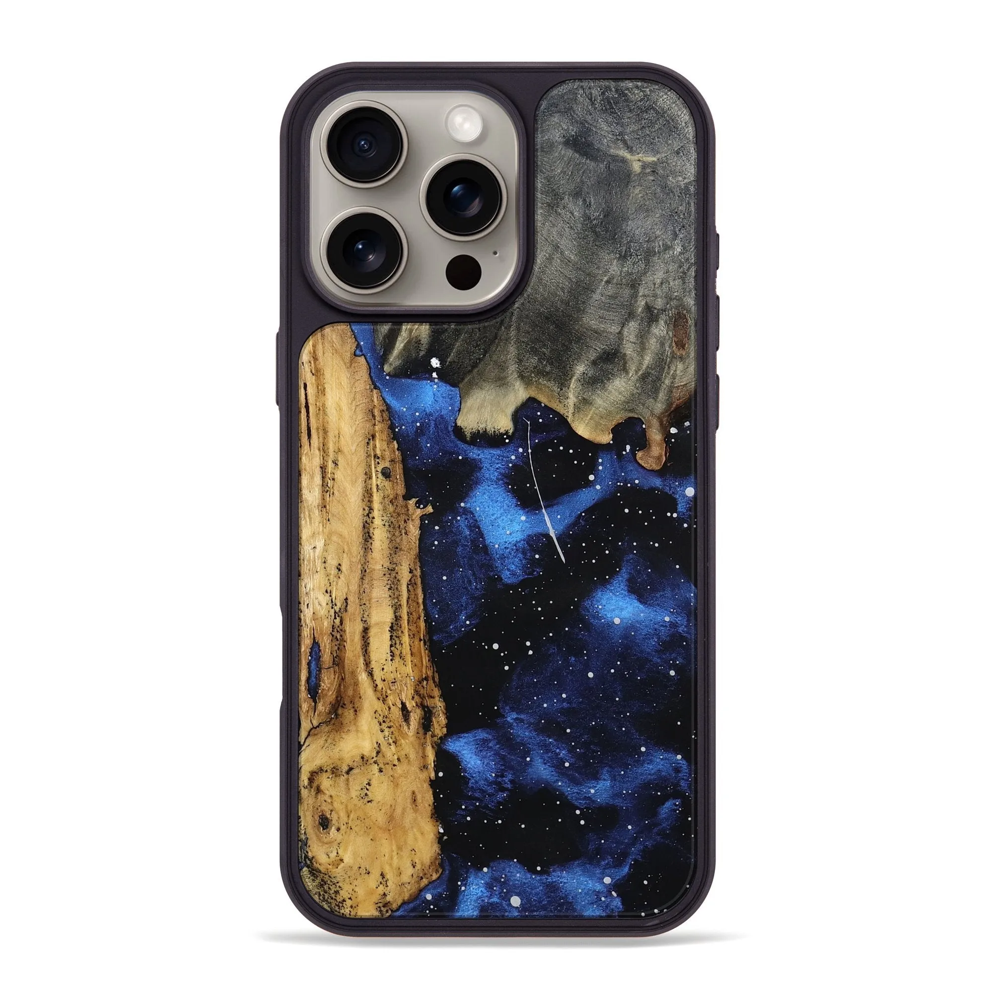 Anti Glare Film Screen Defense Iphone 16 Pro Max Wood Phone Case - Sky (Cosmos, 781927)